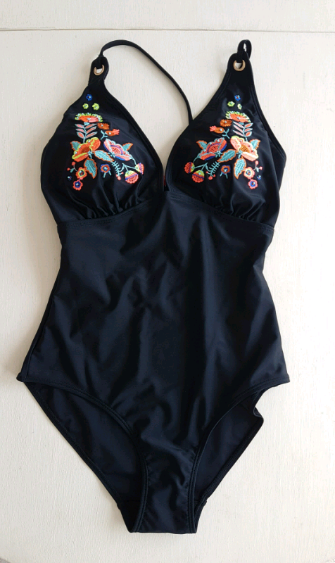 embellished swimming costume